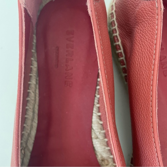 NWOT Everlane Leather Espadrilles Size 8.5 - Picture 7 of 9